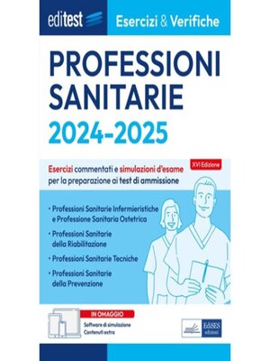 cover image of EBOOK- Editest Professioni sanitarie--Esercizi & Verifiche